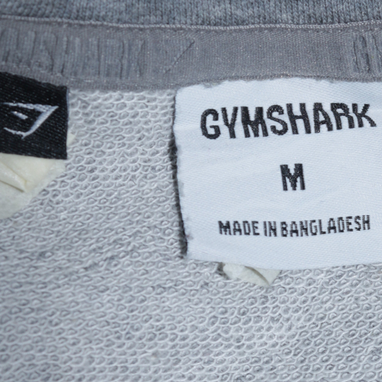 Gymshark Women Grey Pullover Hoodie M Cotton Blend Activewear