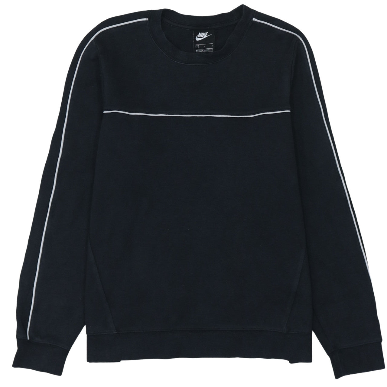 Nike Mens Black L Crew Neck Pullover Sweatshirt