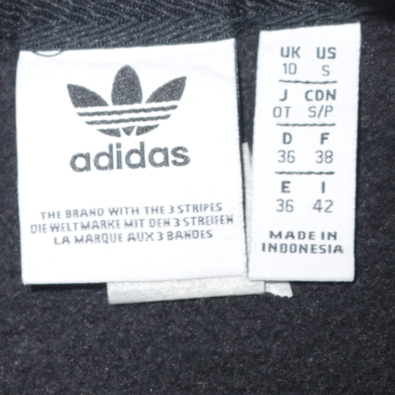 Adidas Women Black Crew Neck Pullover Sweatshirt UK 10 Logo Print