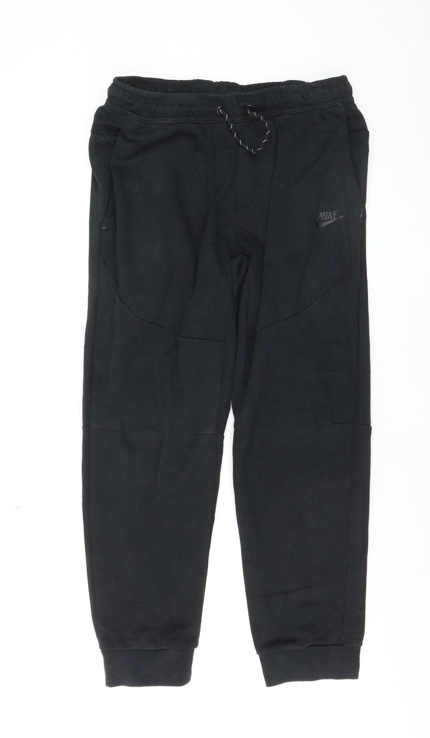 Nike Boys Black XL Jogger Sweatpants Tapered Fleece Trousers