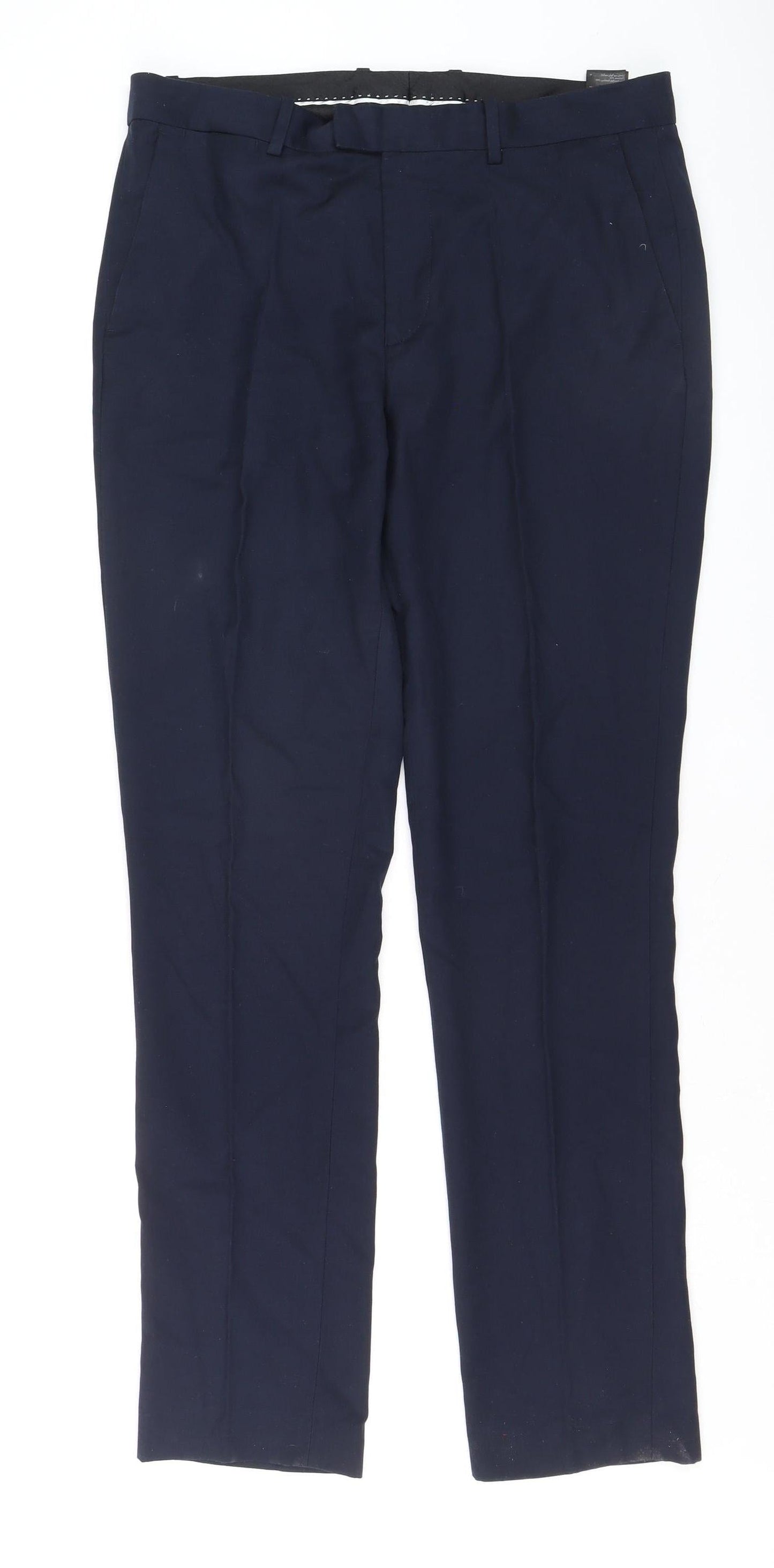 H&M Women’s Blue Slim Fit Dress Trousers Size 22