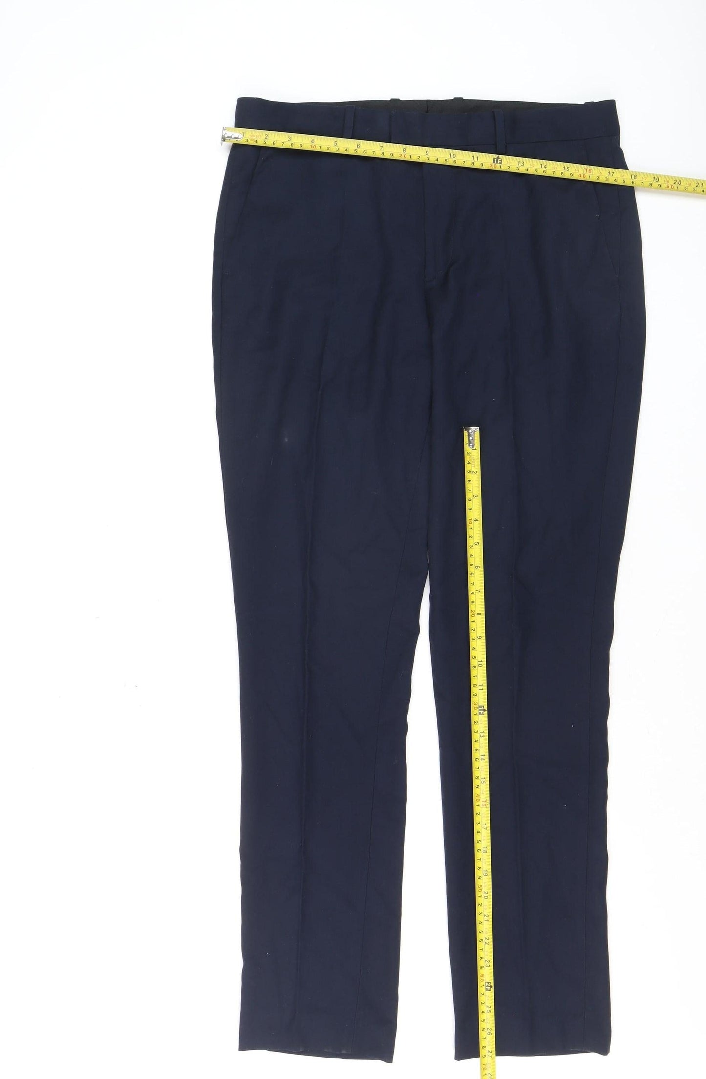 H&M Women’s Blue Slim Fit Dress Trousers Size 22