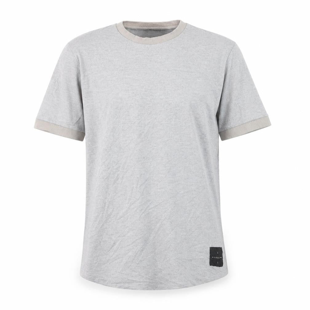 Hermano Men's Grey Short Sleeve Crew Neck T-Shirt Size L