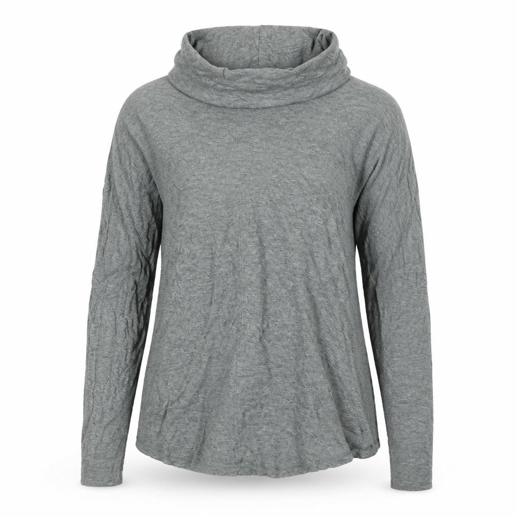Rachel Zoe Women's Green Roll Neck Long Sleeve Jersey Top M
