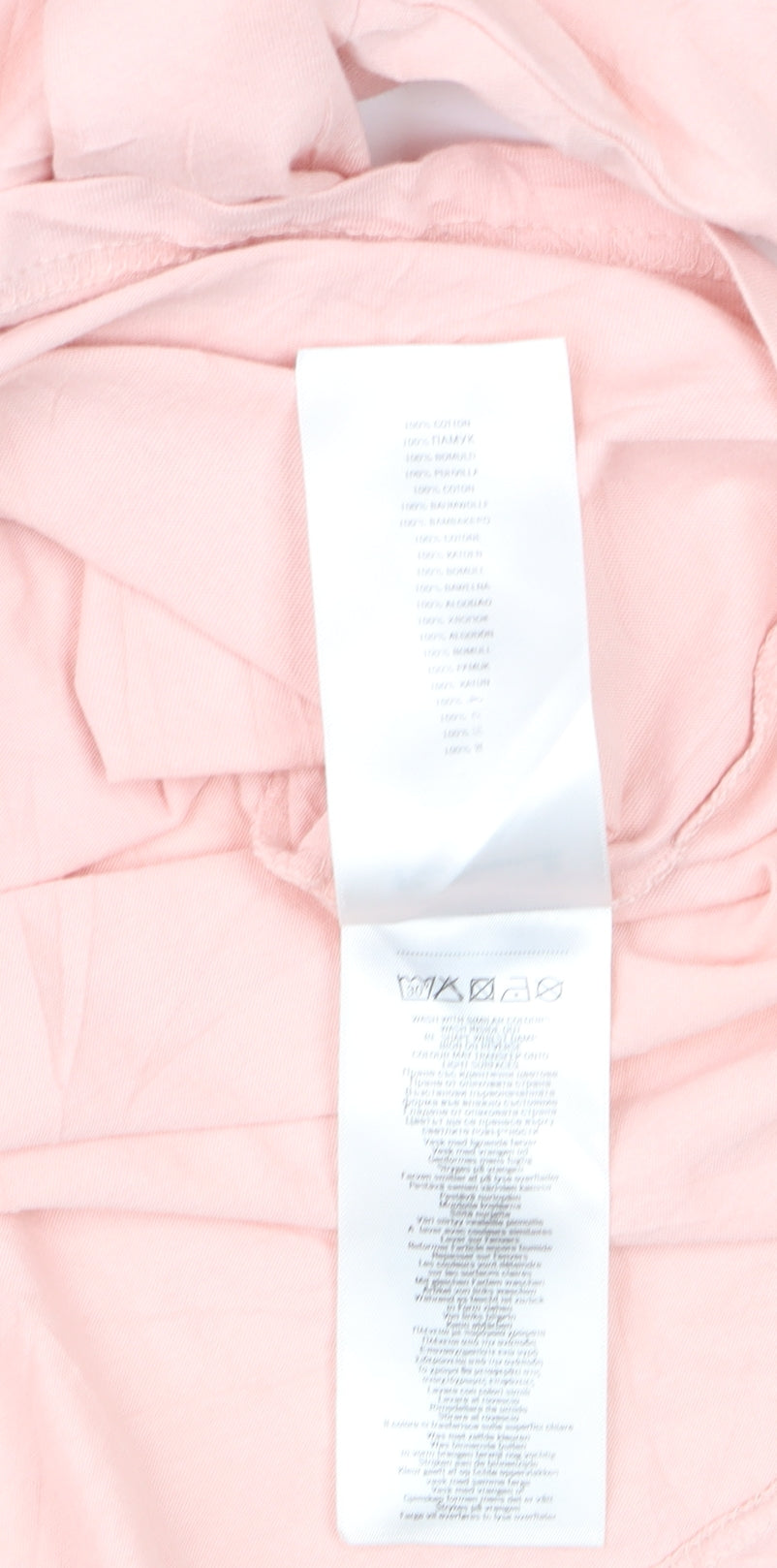 Ben Sherman Men’s Pink Crew Neck Cotton T-Shirt Size M Regular Fit