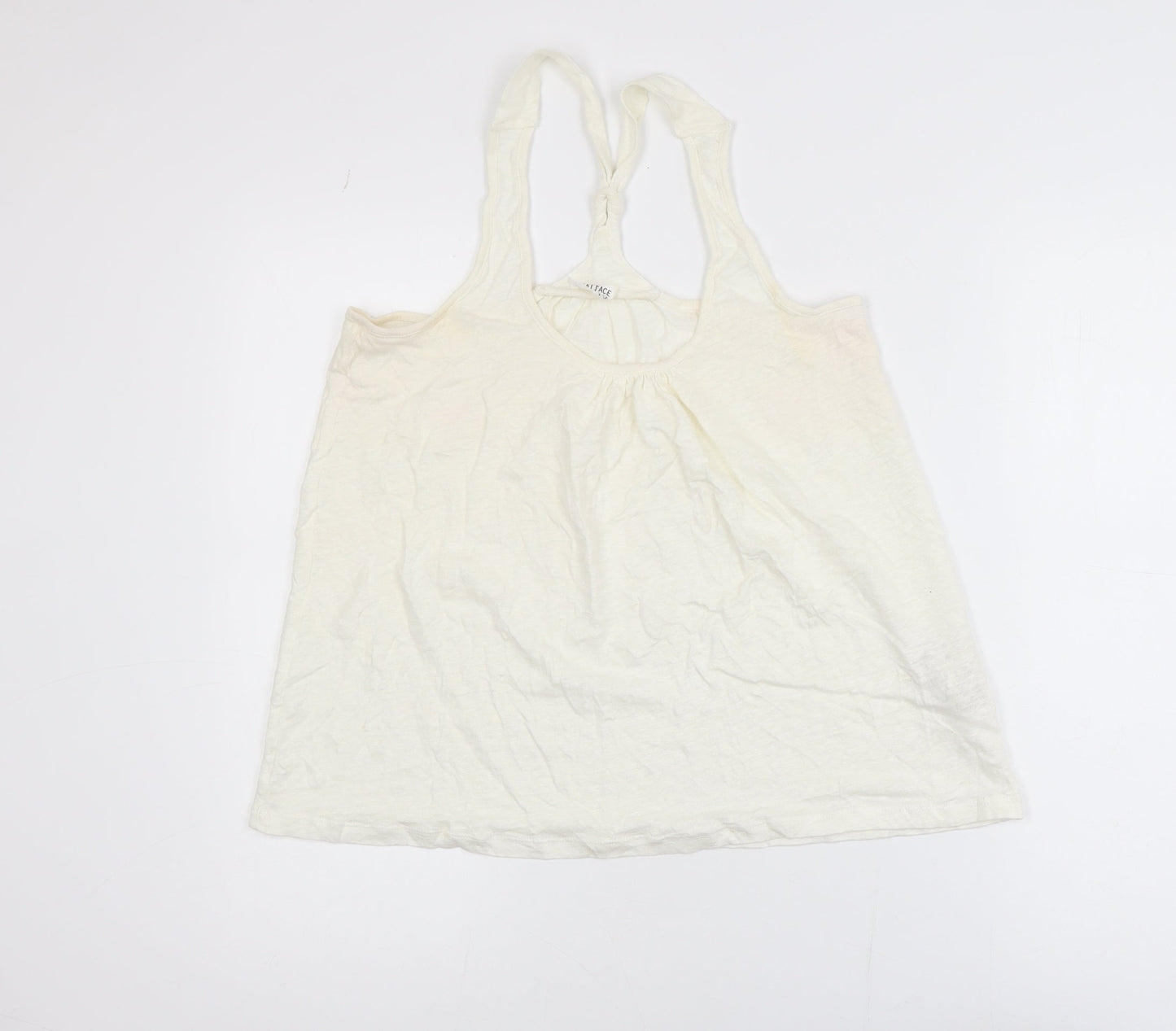 Fat Face Women’s Ivory Linen Camisole Tank Top Size 8