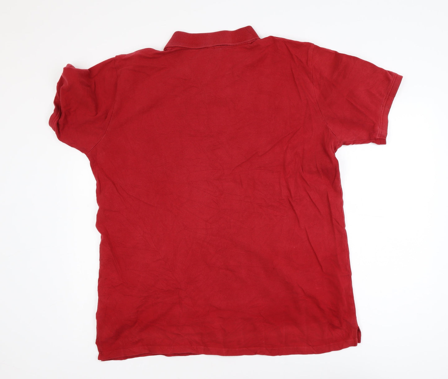 LFC Men’s Red XL Cotton Polo Shirt Football Casual
