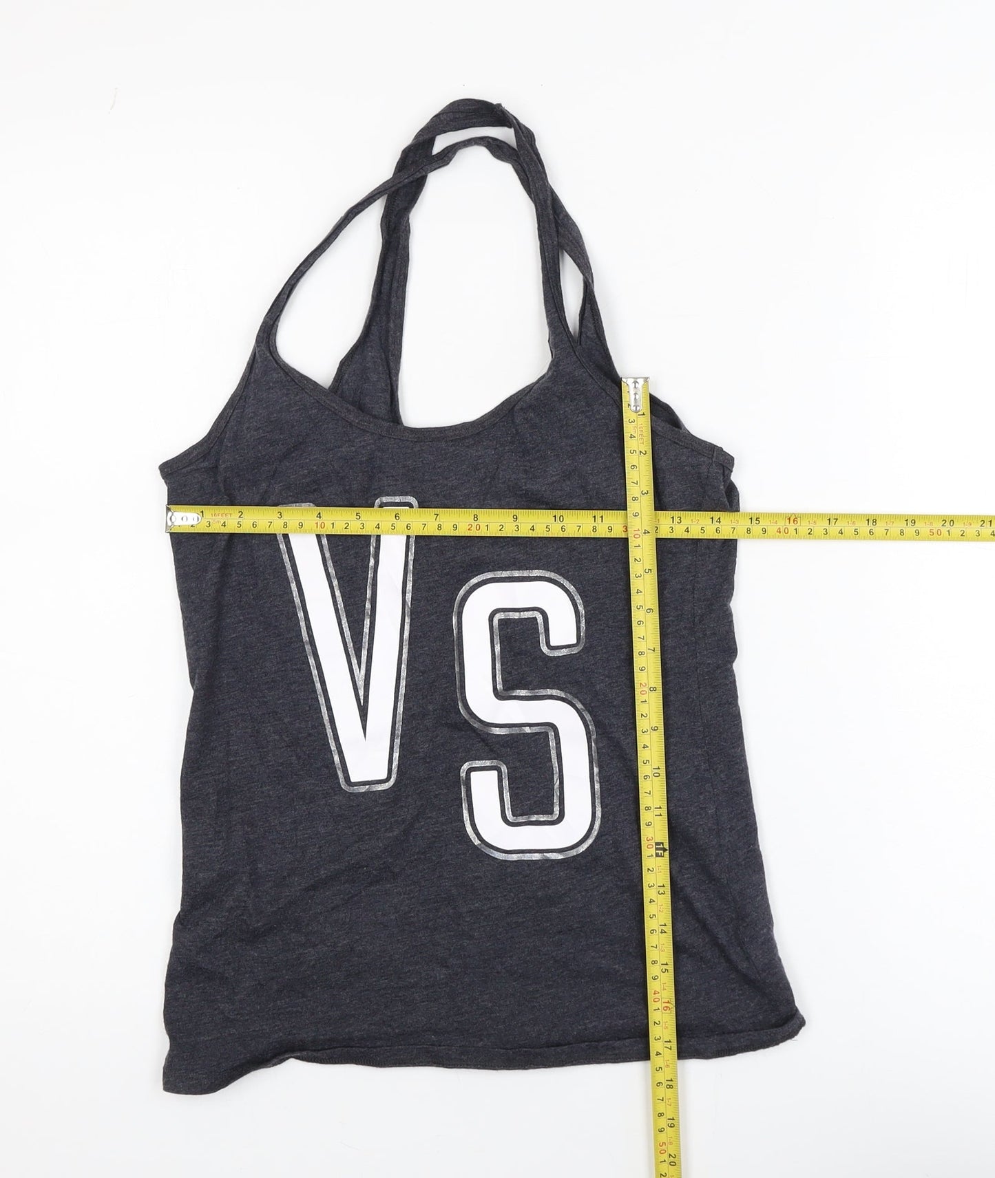 Victoria's Secret Women's Grey Racerback Tank Top Size S