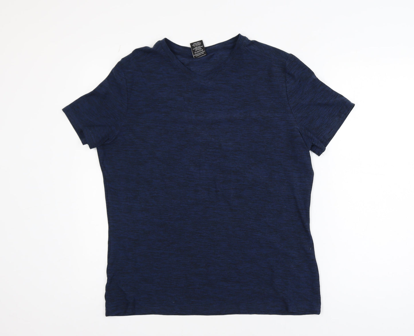 Industry Men's Blue Slim Fit Short Sleeve Crew Neck T-Shirt Size S
