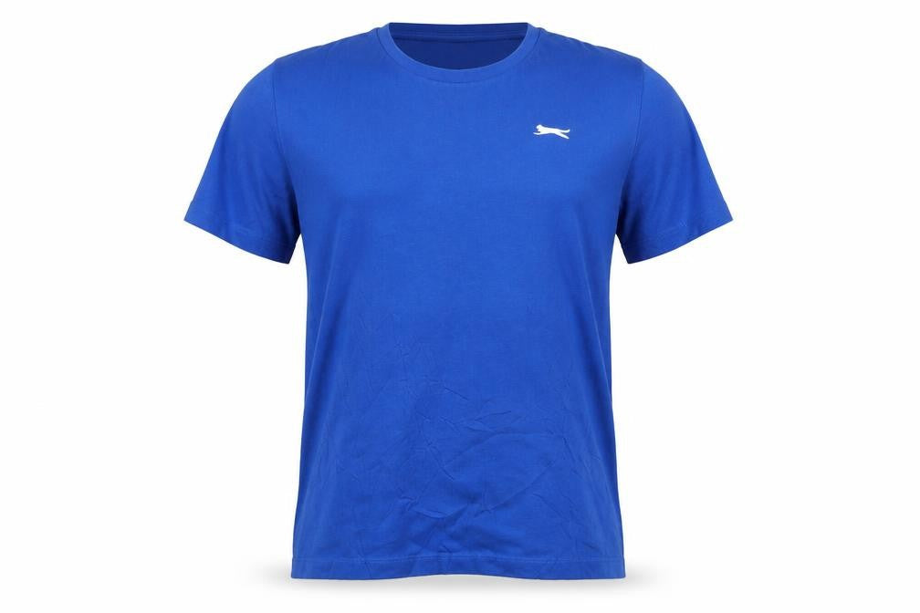 Slazenger Blue Cotton Crew Neck Short Sleeve T-Shirt 13 Yrs Teens