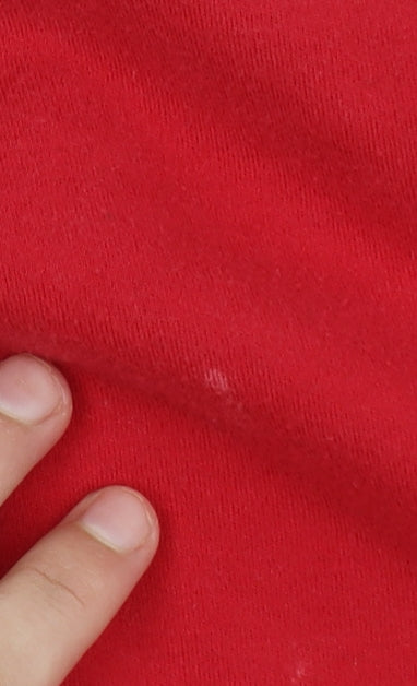 Manav Girls Red Wales Cymru Polo Shirt 12-14 Years Cotton Embroidered Top