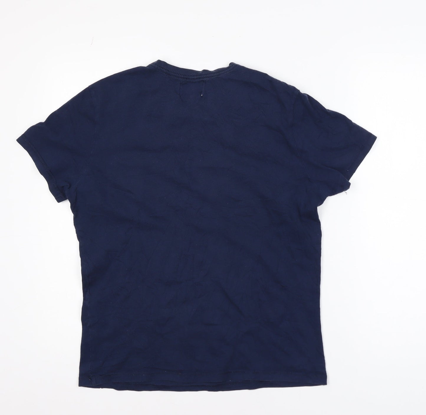 Relay Jeans Men's Blue Graphic Logo T-Shirt Size S Classic Fit