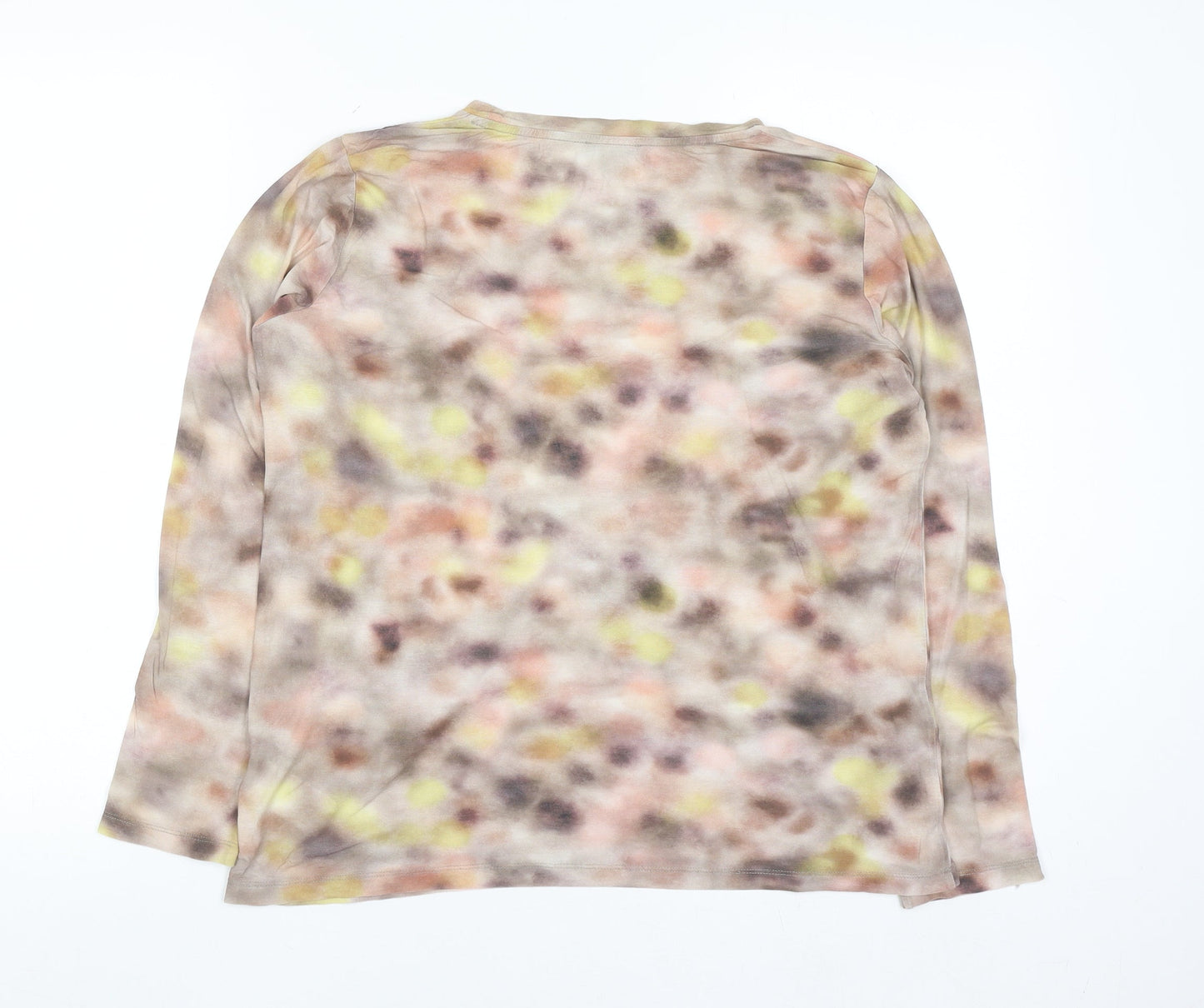 COS Womens Multicoloured Long Sleeve Cotton Jersey Top Size 12