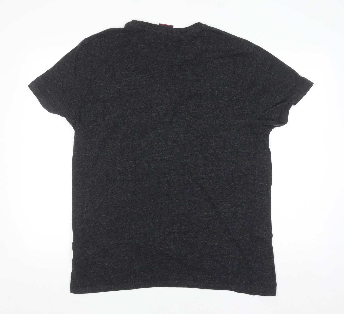 Superdry Men's Charcoal Graphic Print Crew Neck T-Shirt 2XL