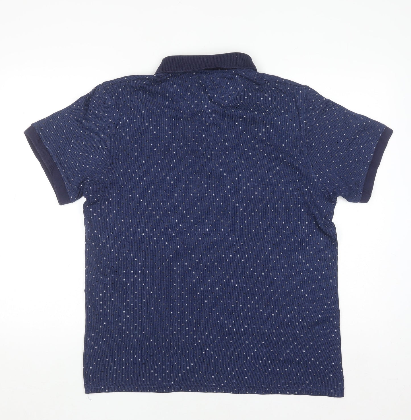 Tommy Hilfiger Men's Blue XL Cotton Polo Shirt Classic Fit