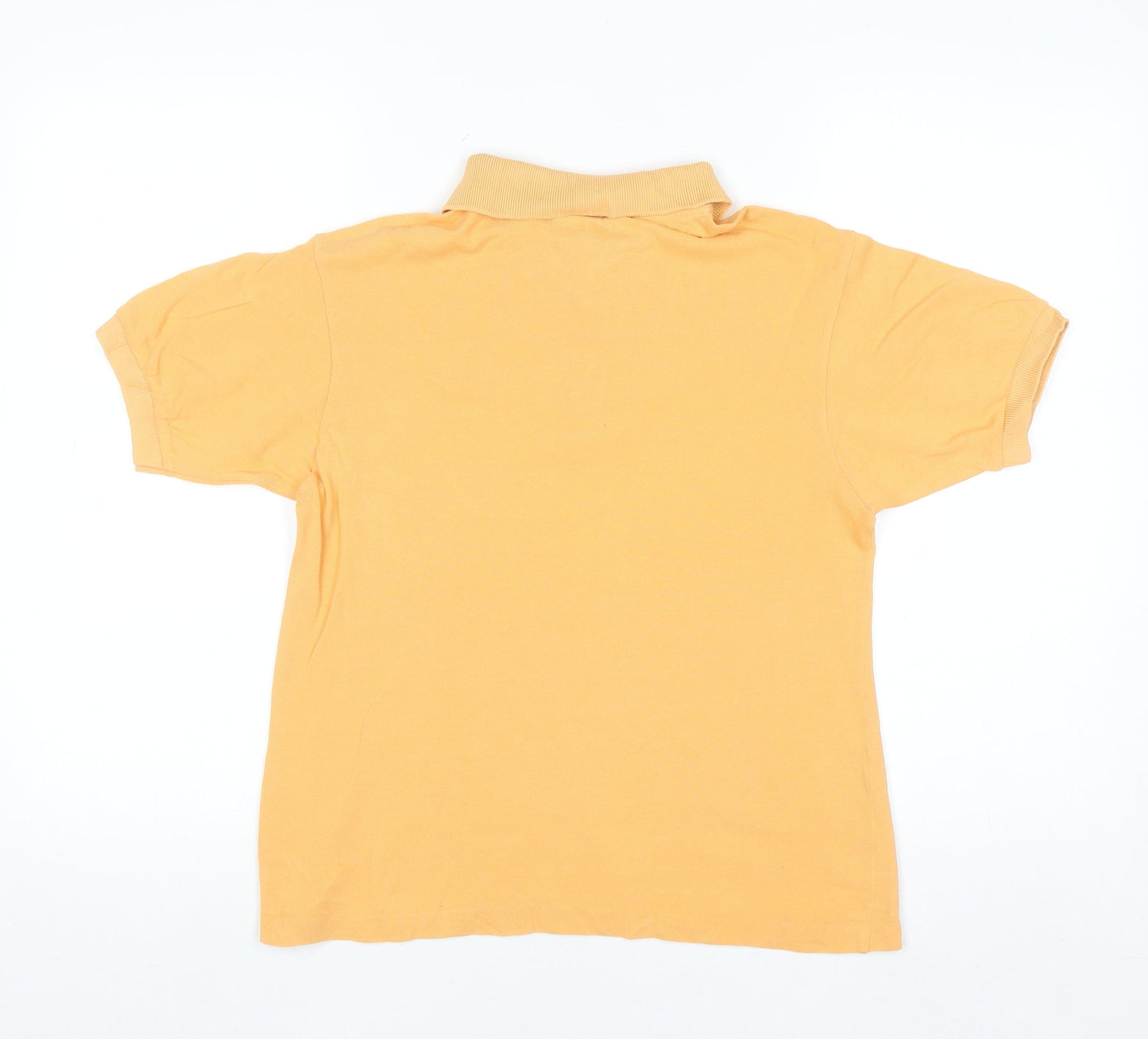 Lacoste Women’s Yellow Polo Shirt Size 14 Cotton Short Sleeve Casual