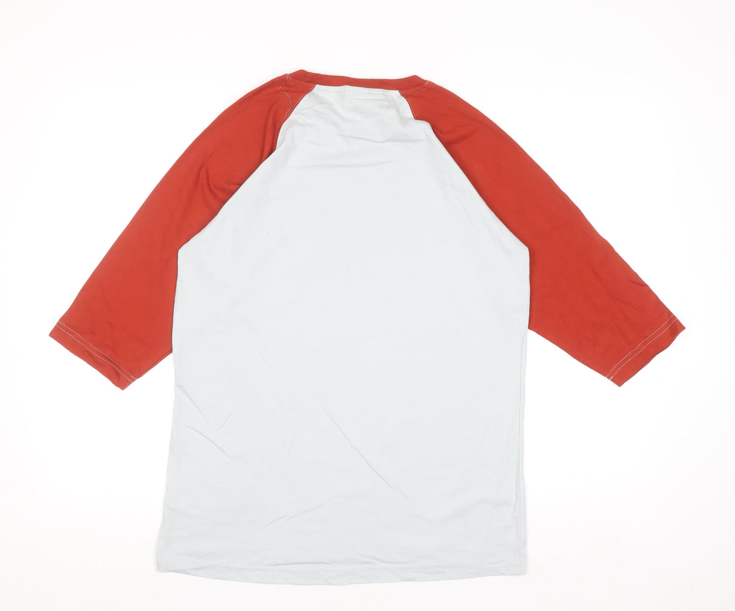 FrancisM Men’s Multicoloured 3/4 Sleeve Graphic Cotton Top L