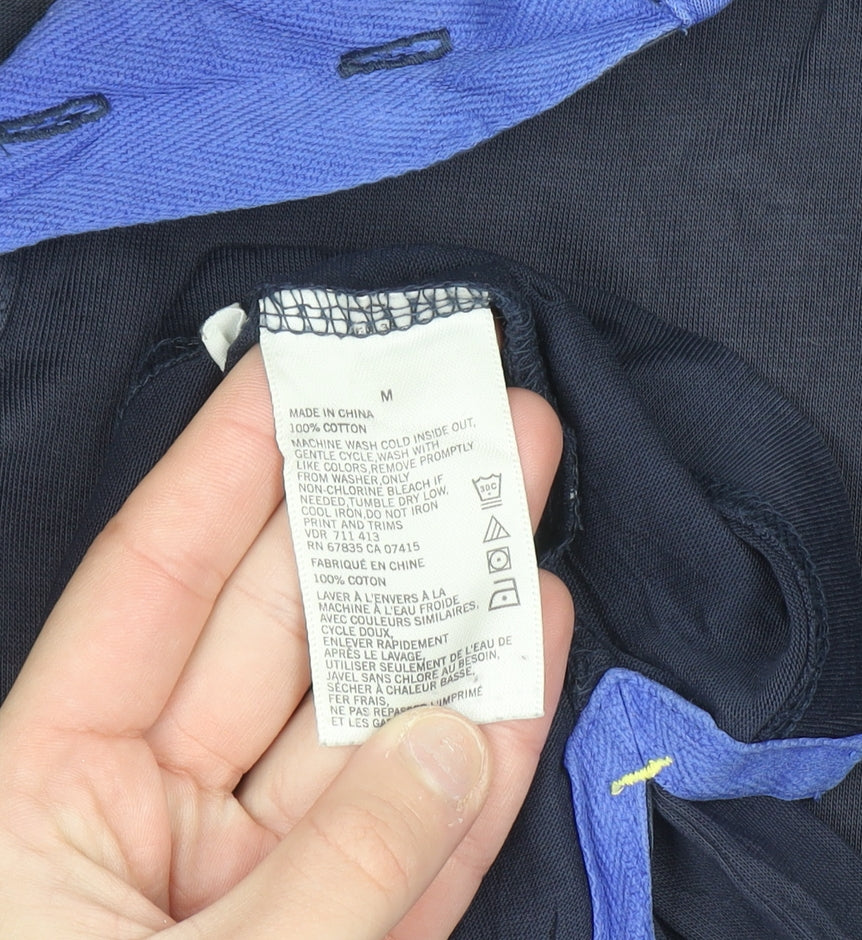 Nautica Men's Blue Slim Fit Cotton Polo Shirt Size M