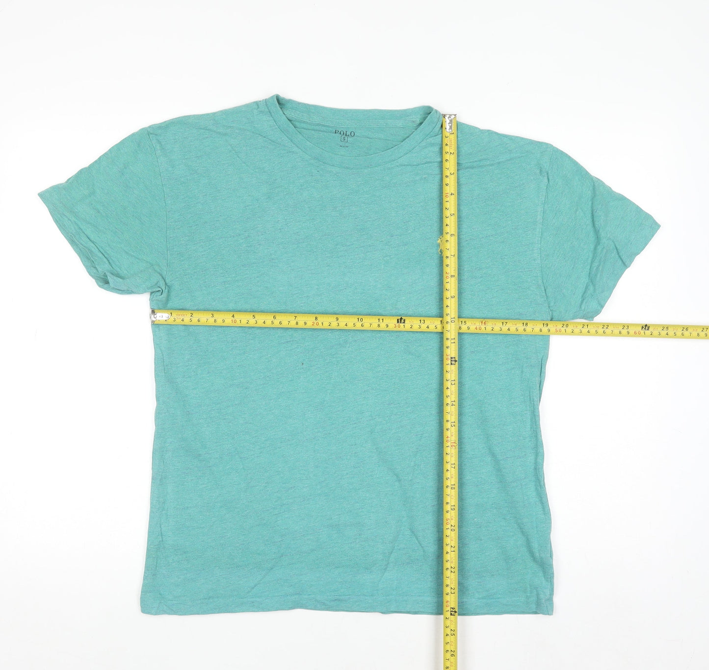 Ralph Lauren Men's Green Short Sleeve Cotton Crew Neck T-Shirt Size S