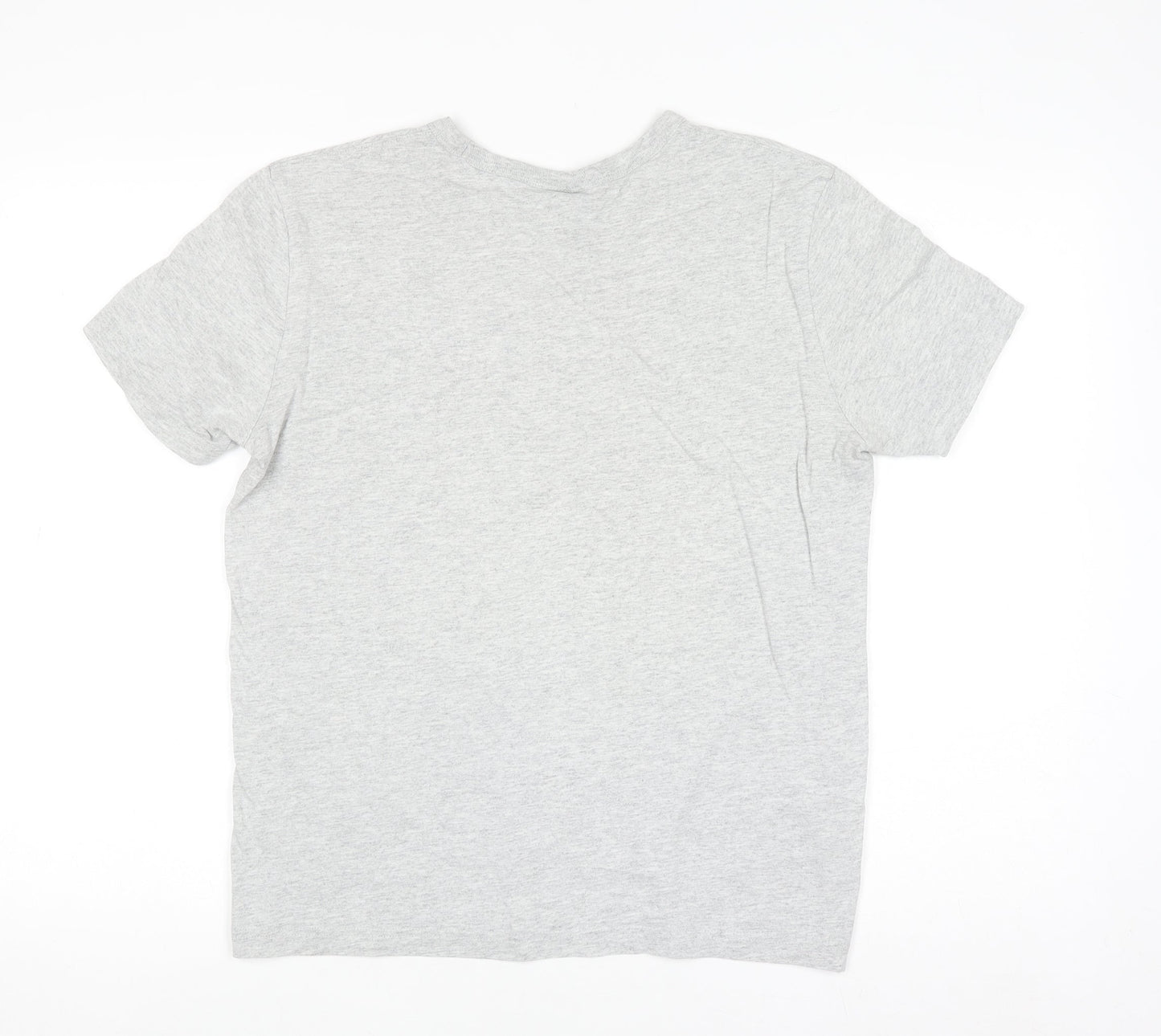 Champion Men's Grey XS Crew Neck Sports Logo T-Shirt