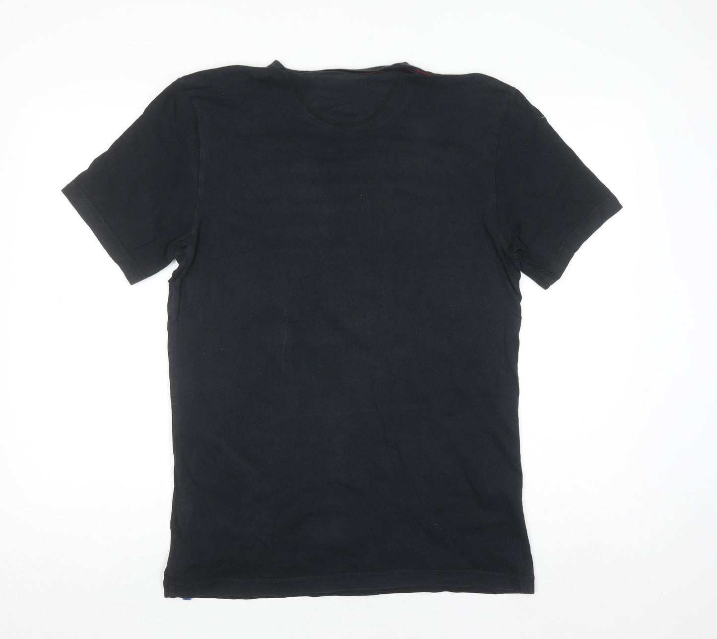 Adidas Men's Black Trefoil Logo Short Sleeve Cotton T-Shirt M