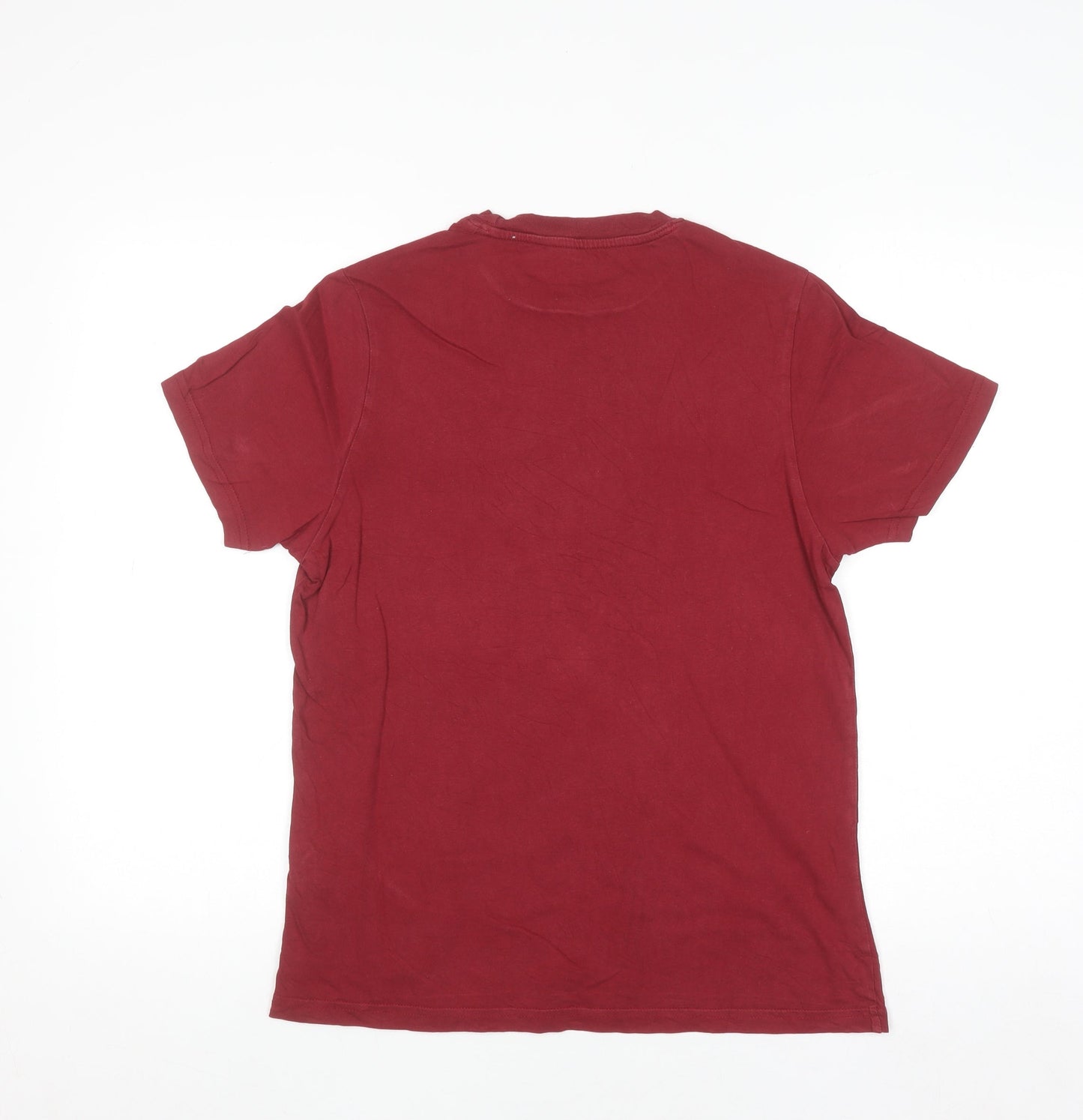 Dickies Men's Red XS Crew Neck Cotton Short Sleeve T-Shirt