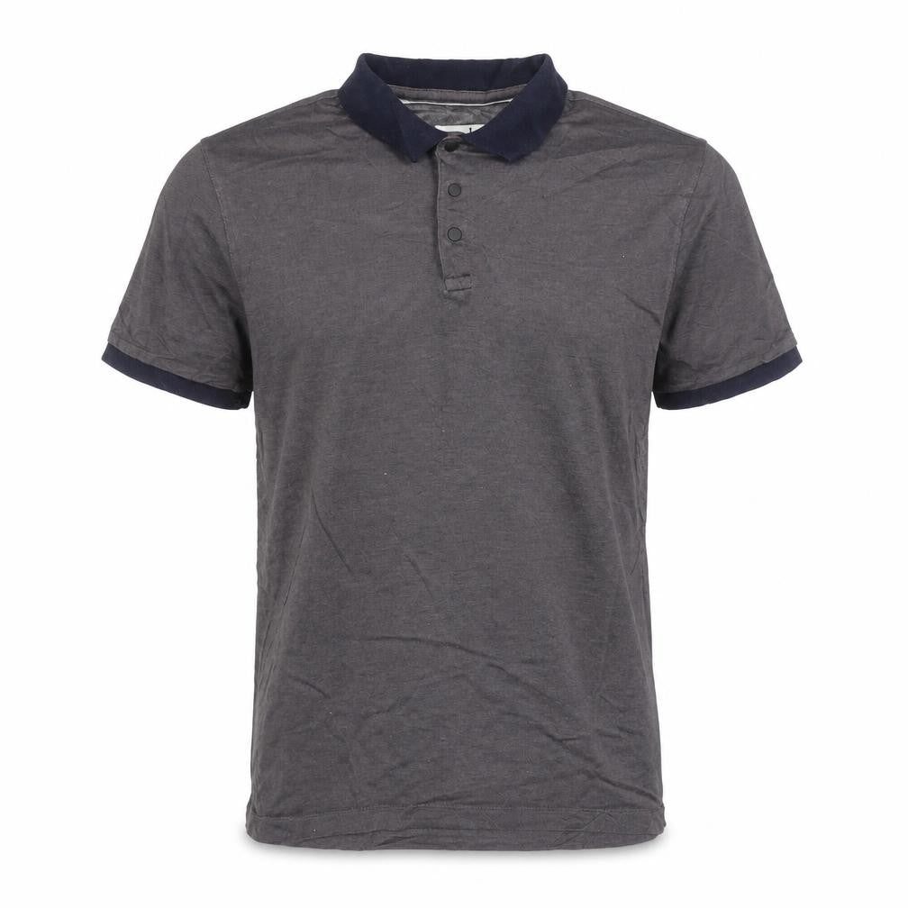 Jasper Conran Men's Brown Cotton Short Sleeve Polo Shirt L