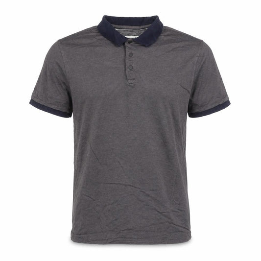 Jasper Conran Men's Brown Cotton Short Sleeve Polo Shirt L