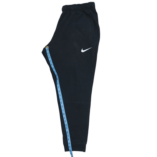 Nike Men's Black Dri-FIT Joggers XL Regular Fit Tapered Trousers