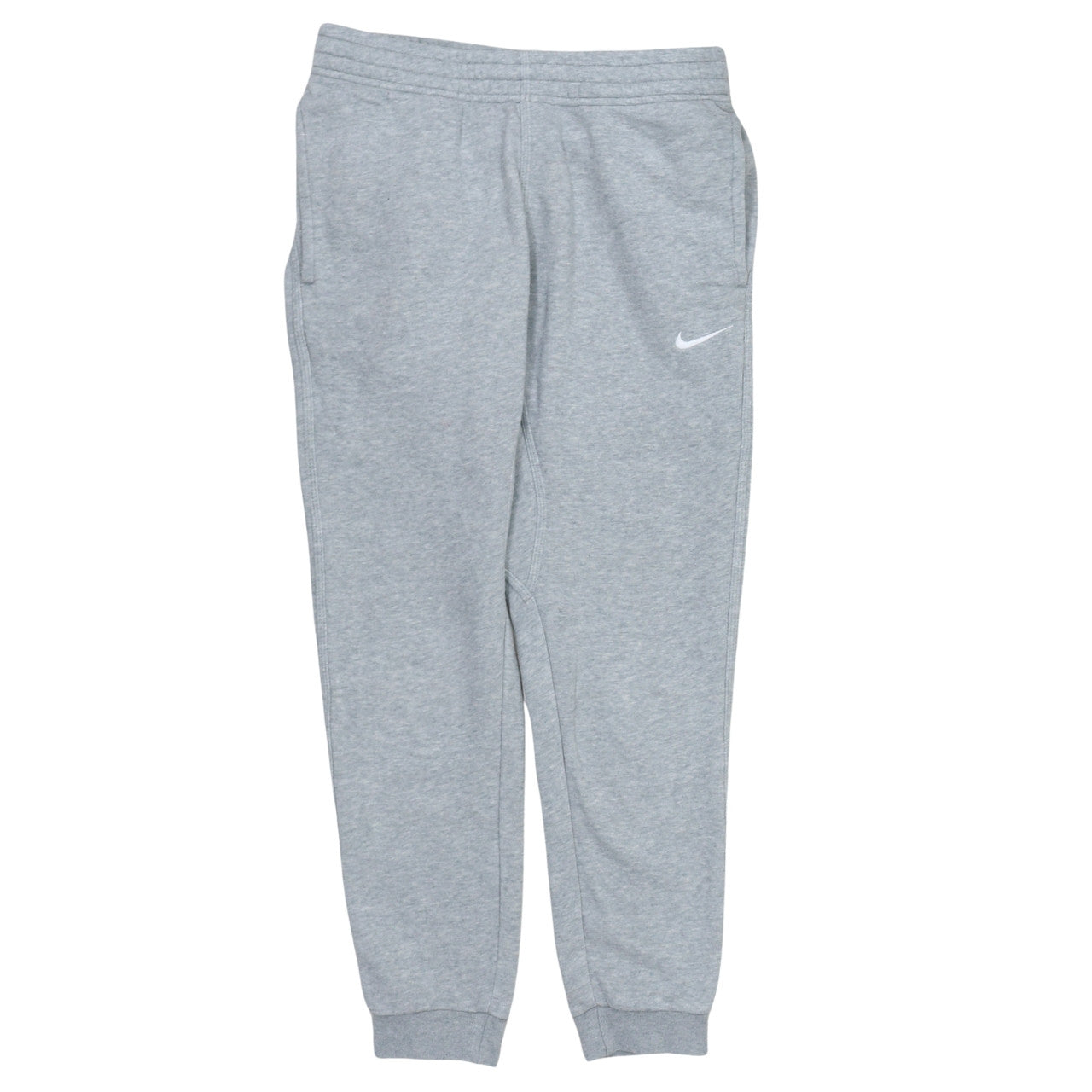 Nike Men's Grey Jogger Trousers S Regular Fit Fleece