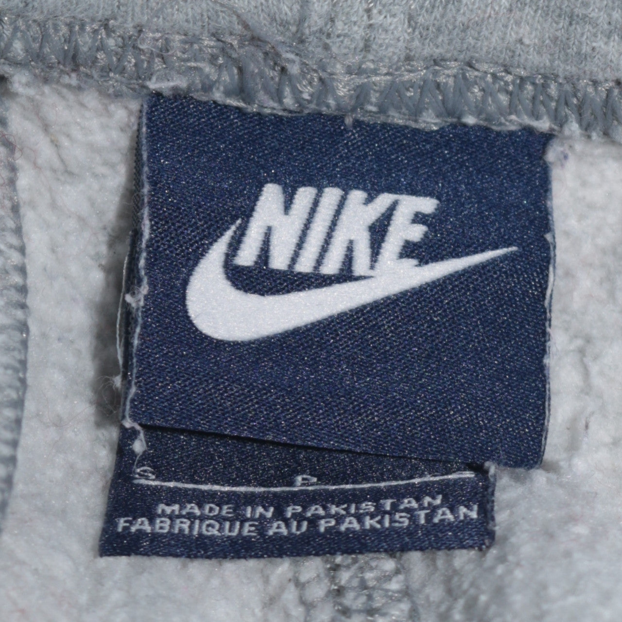 Nike Men's Grey Jogger Trousers S Regular Fit Fleece