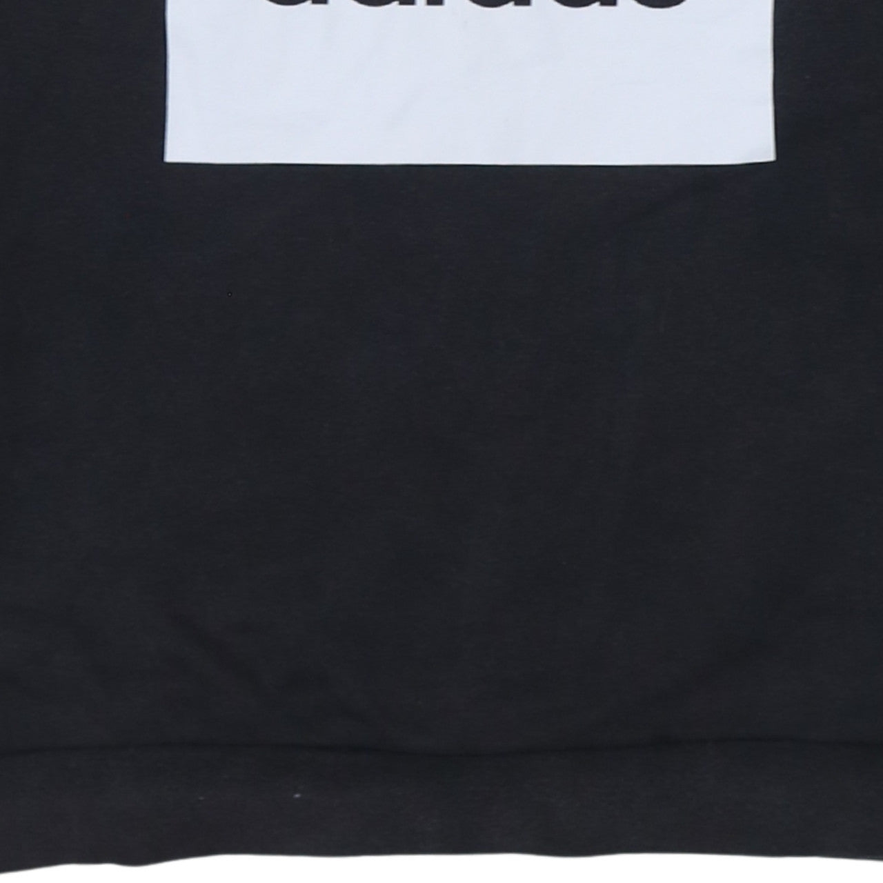 Adidas Boys Black Pullover Sweatshirt 9-10 Years Regular Fit Logo Fleece