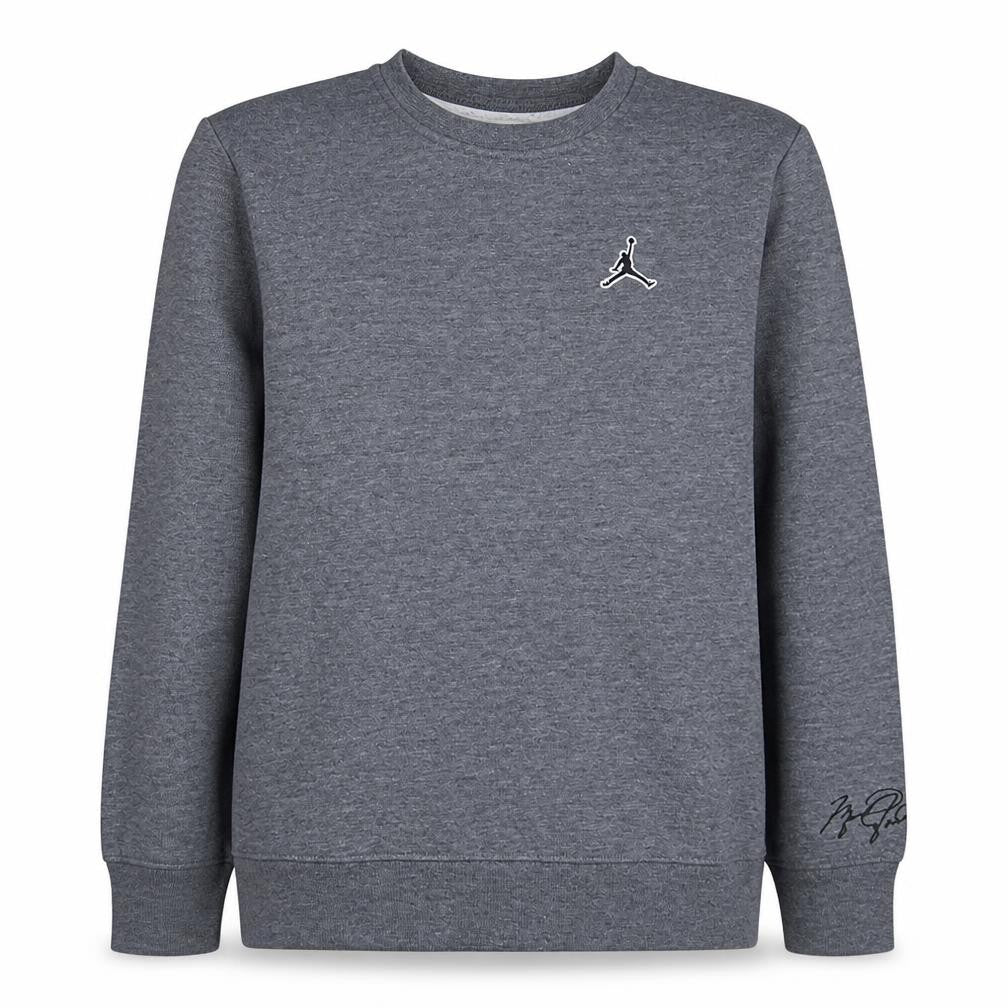 Jordan Boys Grey Fleece Pullover Sweatshirt 14-15 Years Regular Fit
