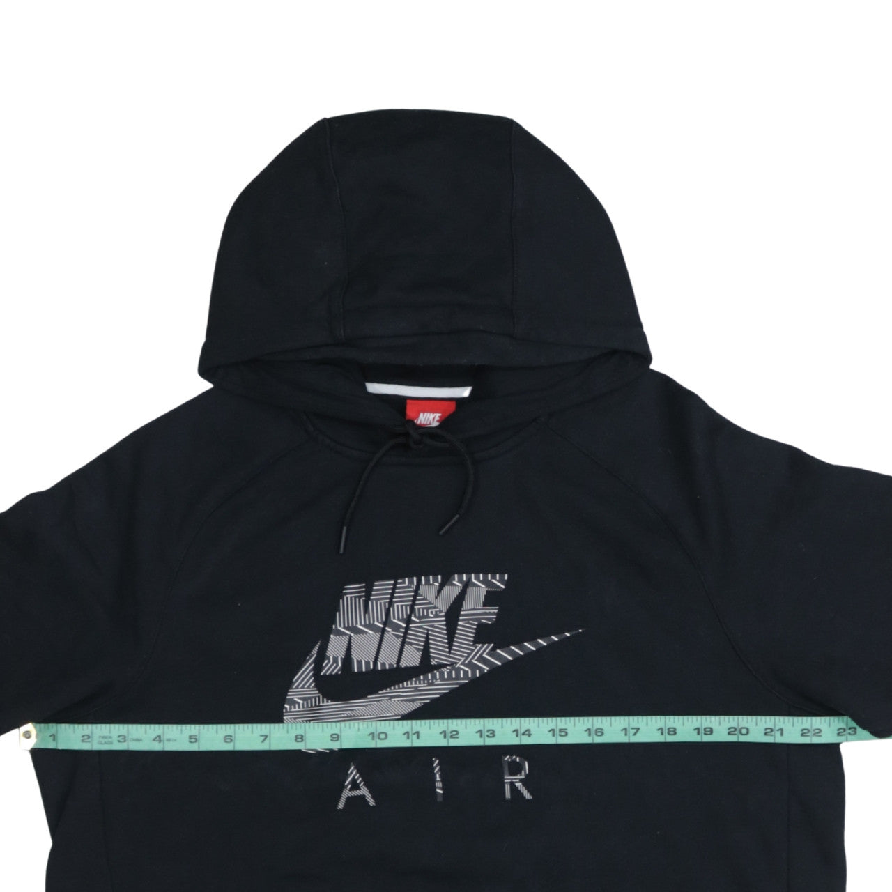 Nike Men's Black L Pullover Short Sleeve Hoodie with Logo