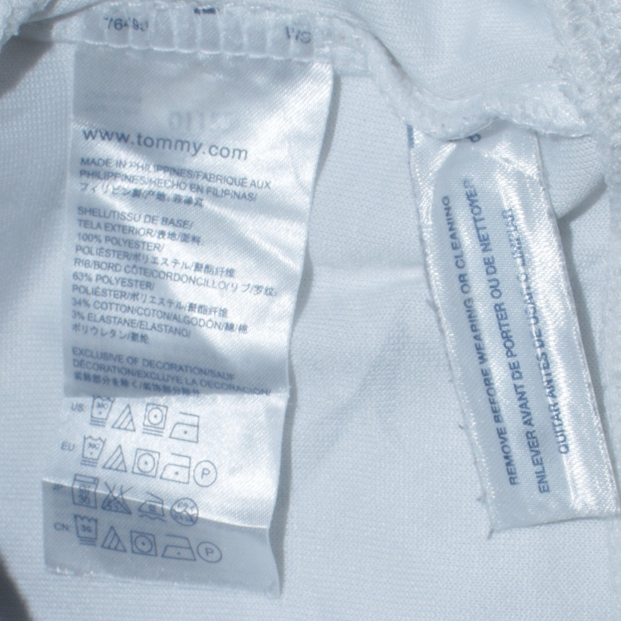 Tommy Hilfiger Boys White Blue Full Zip Sweatshirt Size 12-14 Years
