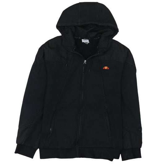 Ellesse Men’s Black Full Zip Hoodie Size L Regular Fit