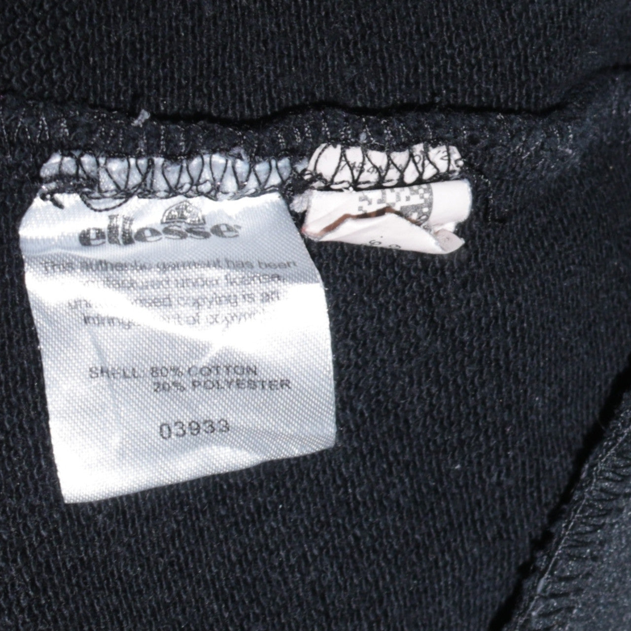 Ellesse Men’s Black Full Zip Hoodie Size L Regular Fit