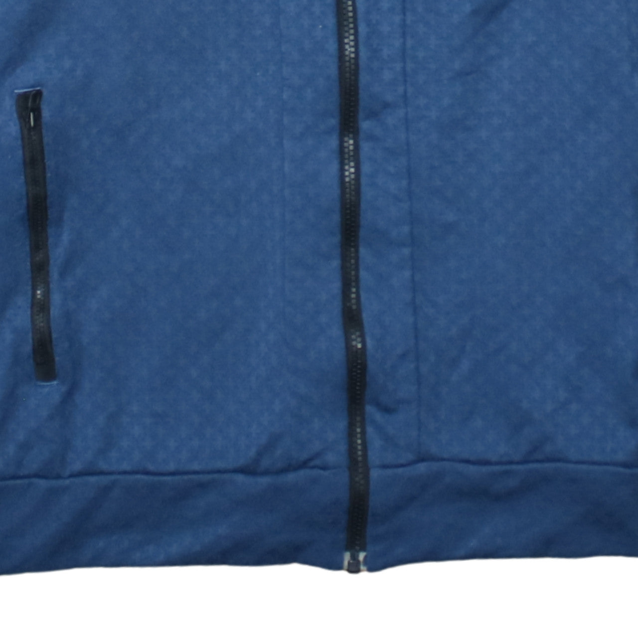 Adidas Mens Blue Full Zip Hooded Sweatshirt L Regular Classic Fit