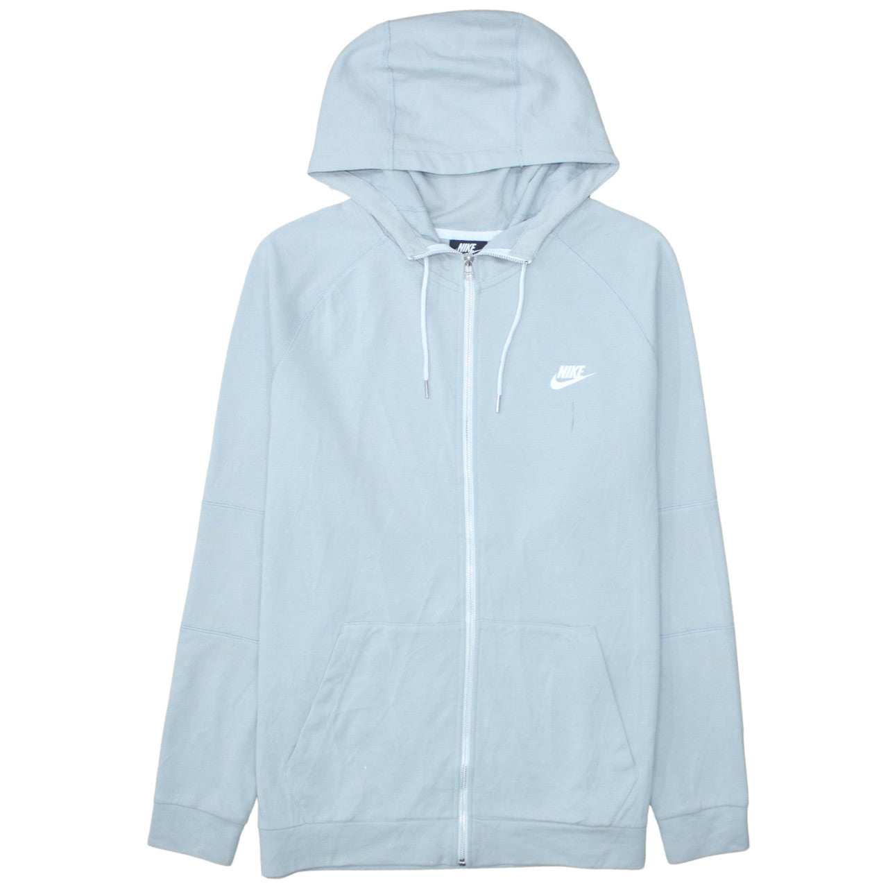 Nike Men's Blue Full Zip Hoodie XL Lightweight Sportswear