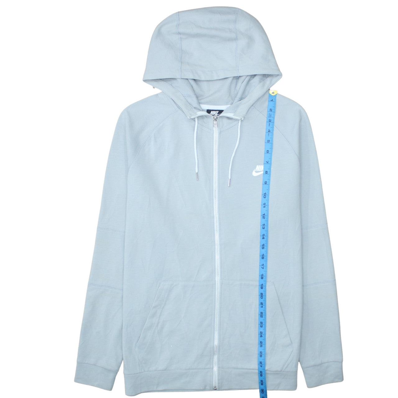 Nike Men's Blue Full Zip Hoodie XL Lightweight Sportswear