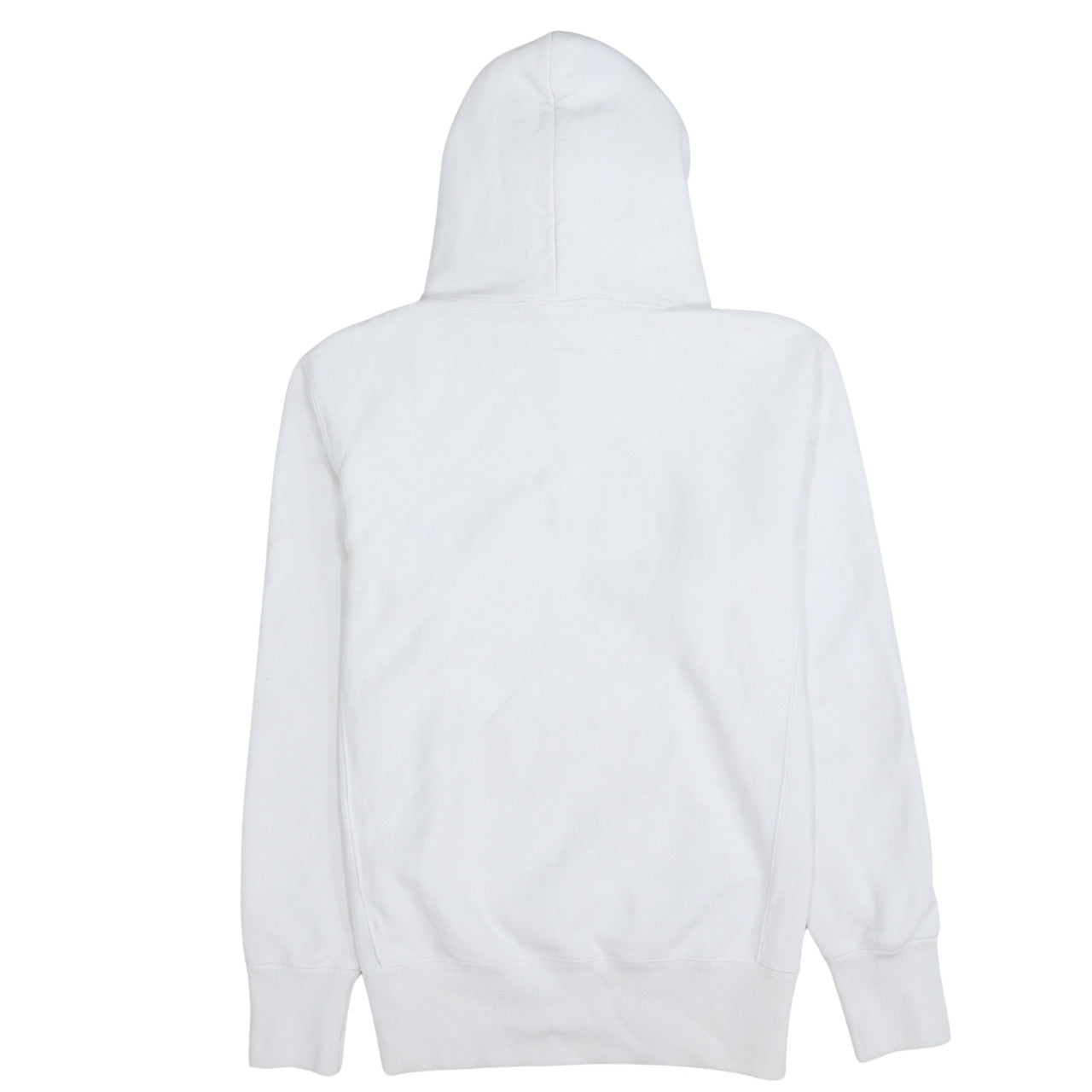 Champion Men's White Medium Pullover Hoodie with Embroidered Logo