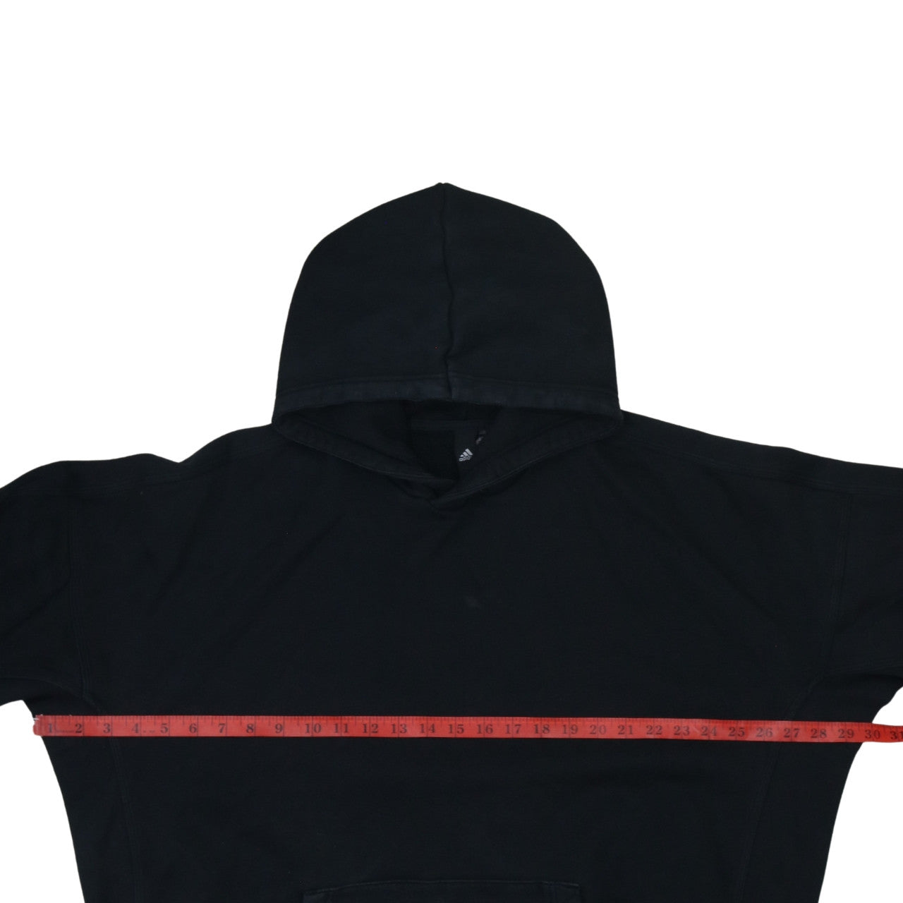 Adidas Womens Black Pullover Hoodie L Relaxed Fit Cotton Blend