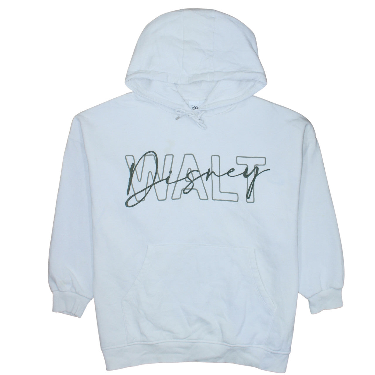 Disney Women White XL Walt Graphic Pullover Hoodie