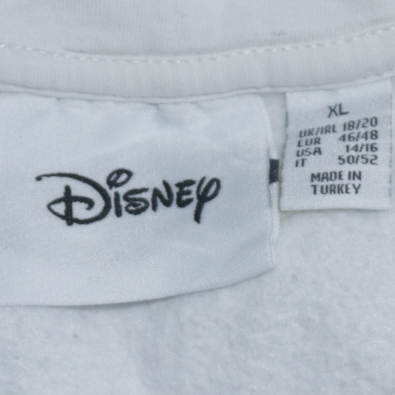 Disney Women White XL Walt Graphic Pullover Hoodie