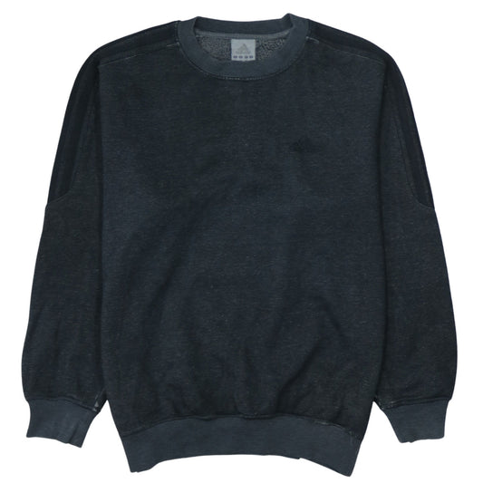 Adidas Men’s Black Crew Neck Pullover Sweatshirt Size L
