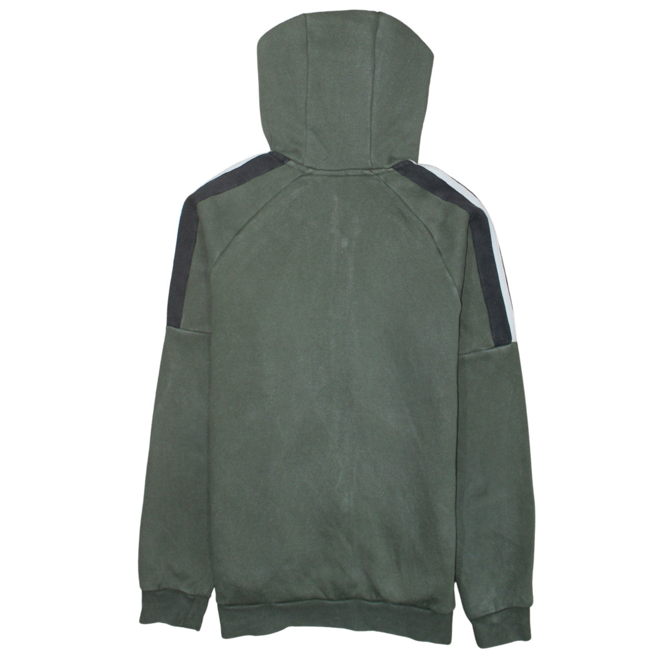 Adidas Boys Green Full Zip Hoodie Size XL - Hooded Fleece Sweatshirt