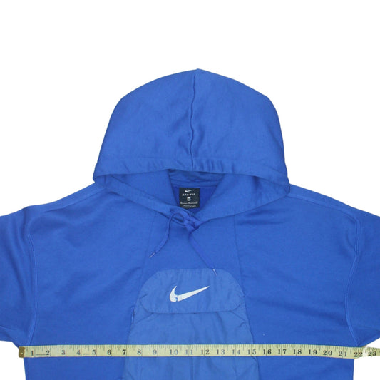 Nike Men's Blue Dri-Fit Pullover Hoodie Size M Sportswear