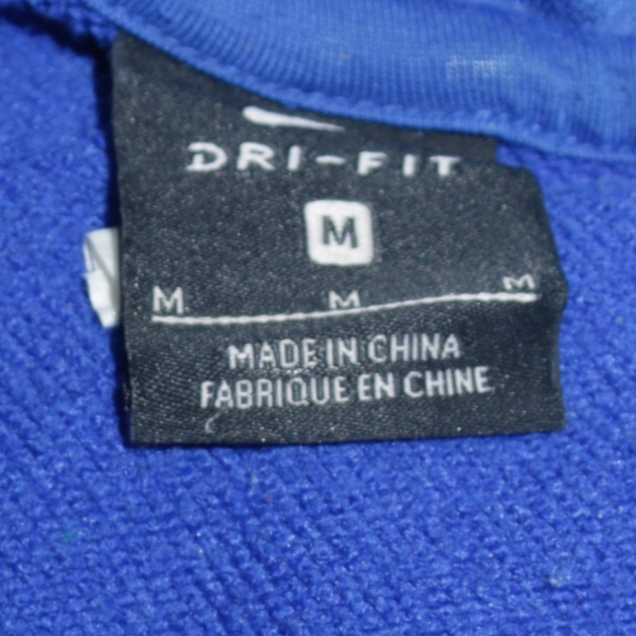 Nike Men's Blue Dri-Fit Pullover Hoodie Size M Sportswear