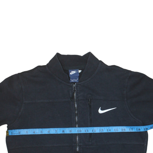 Nike Men’s Black Full Zip Sweatshirt Size S Logo Sportswear