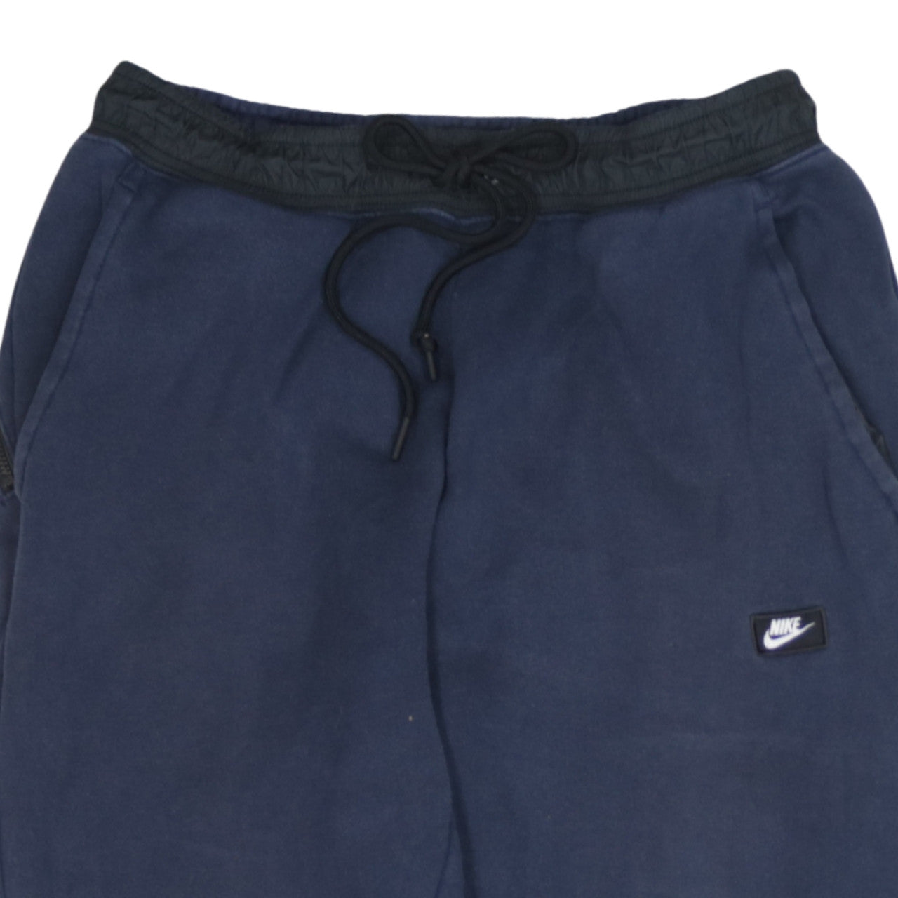 Nike Mens Blue Jogger Sweatpants Regular Fit Fleece Trousers M